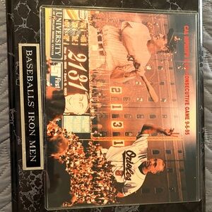 Baseball's Iron Men Decorative Plaque